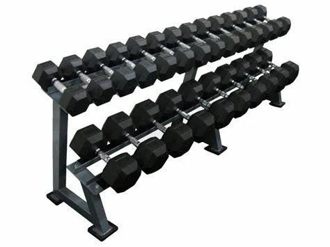 Gym Equipments Gym Machine 3-Tier Dumbbell Fitness Rack