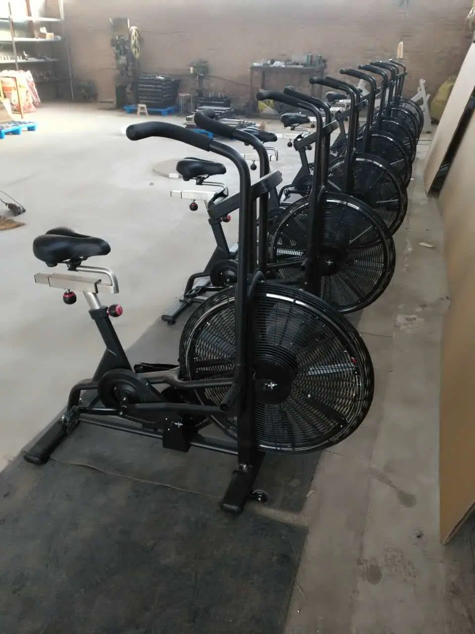 Commercial Equipment Adjustable Resistance Air Bike for Gym or Home Use