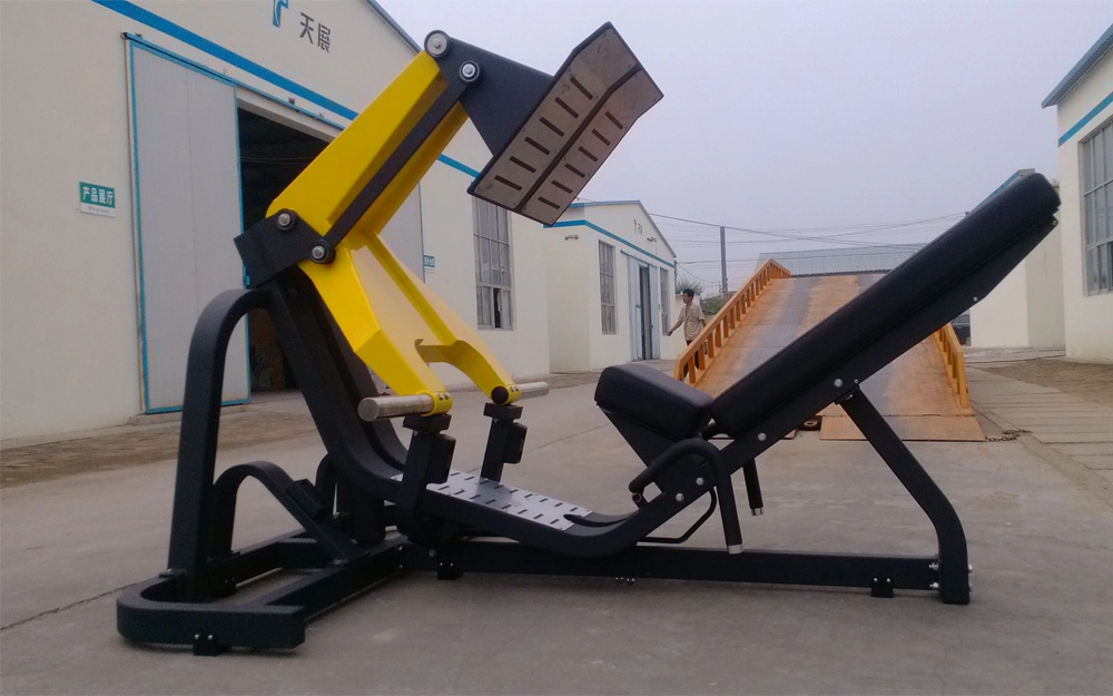 Commerical Gym Equipment Plate Loaded Machine Strength Training 45 Degree Leg Press Machine