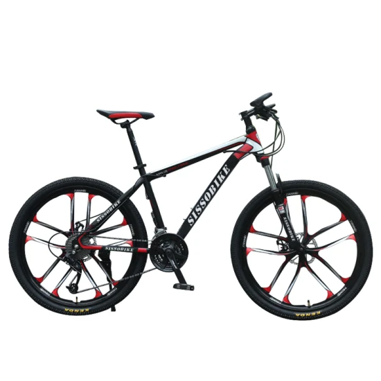 Bicicleta de Montaña de 26 pulgadas con marco de acero, rueda de aire MTB, buena suspensión, bicicleta MTB para adolescentes y adultos, bicicleta de carretera ligera