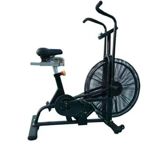 Bicicleta de aire negra Fitness con resistencia ilimitada para gimnasio